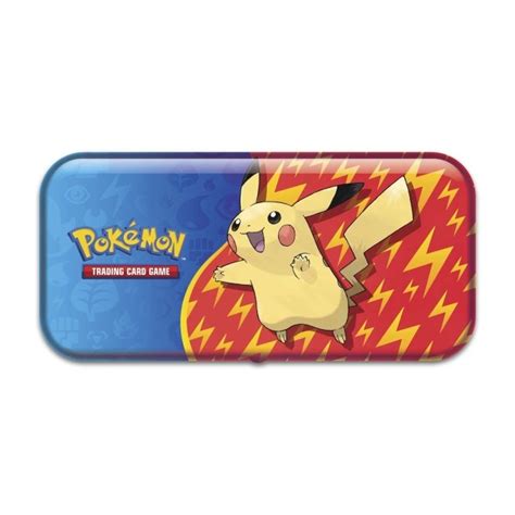 pokemon pencil metal box|pokemon center pencil case.